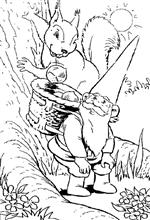 coloring page David the Gnome
